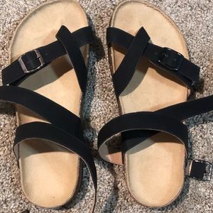 Birkenstock look alike sandals